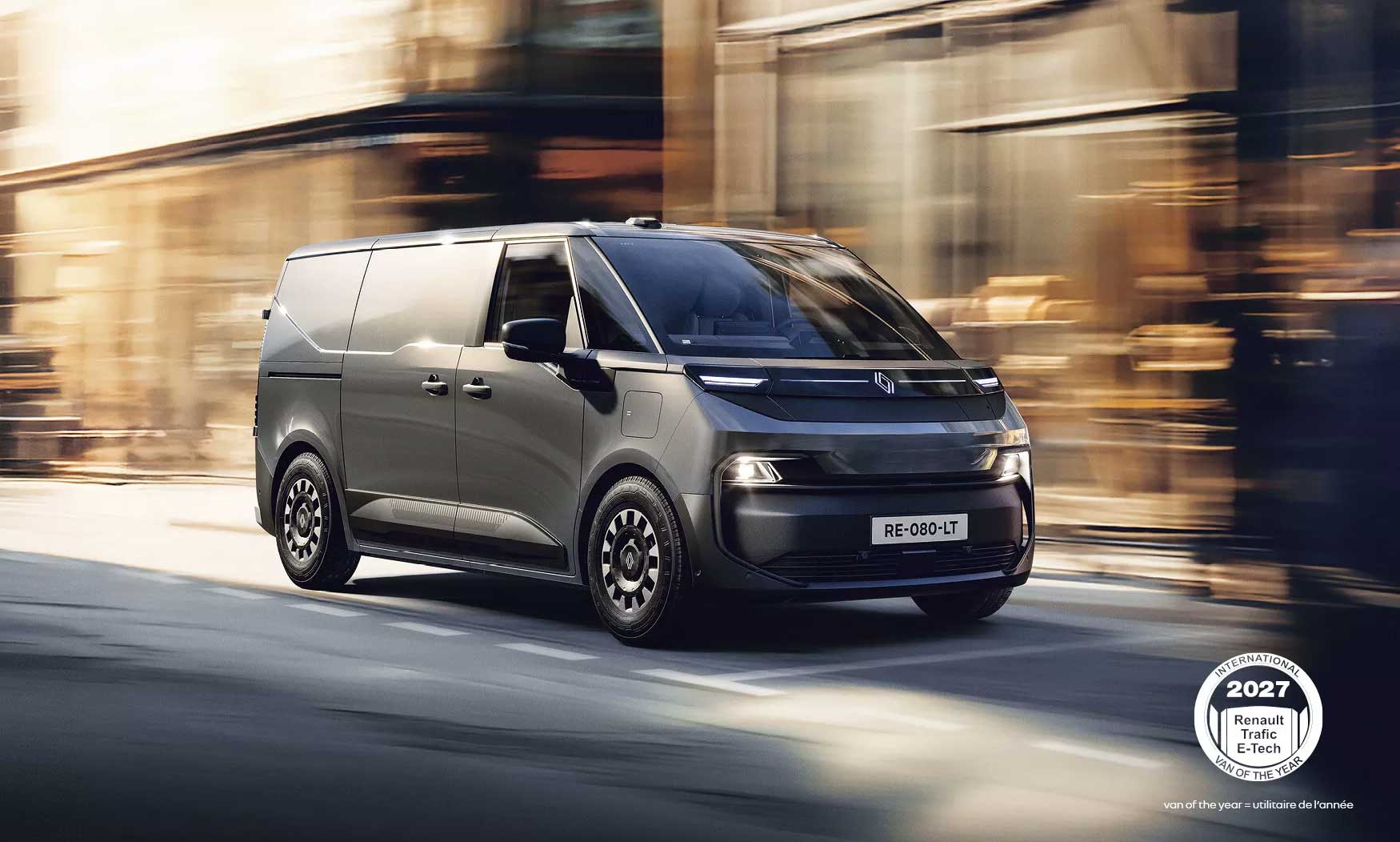 Новый электрический Renault Trafic признан коммерческим автомобилем года 2027